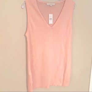 Ann Taylor Loft sleeveless top size L.  NWT!